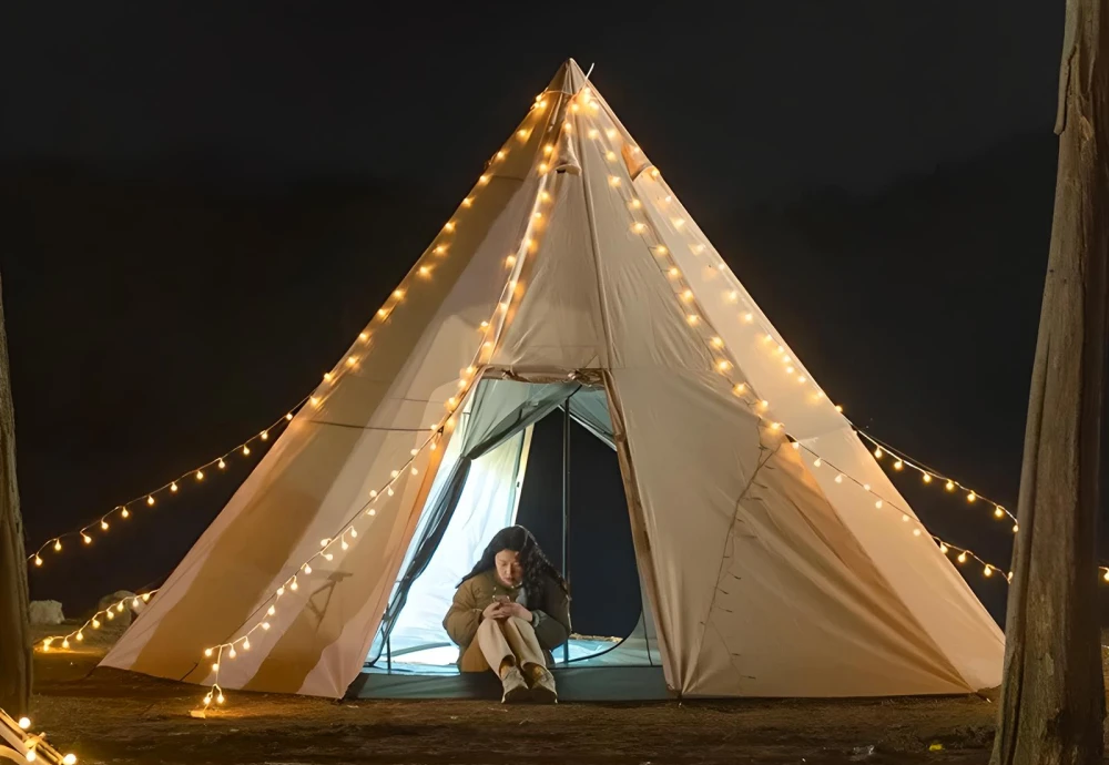 pyramid shaped tent