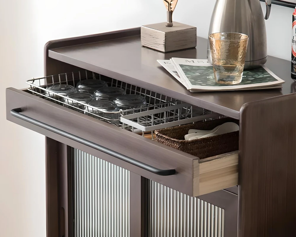 wood sideboard with drawers