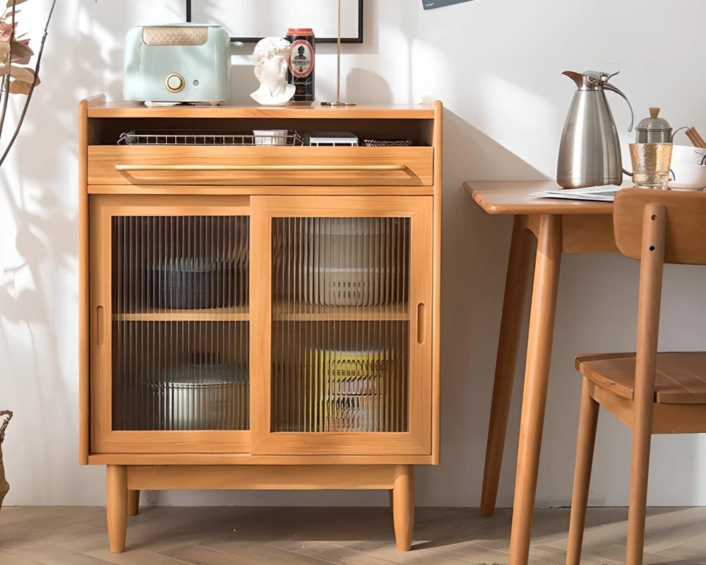 sideboard cabinet with glass doors