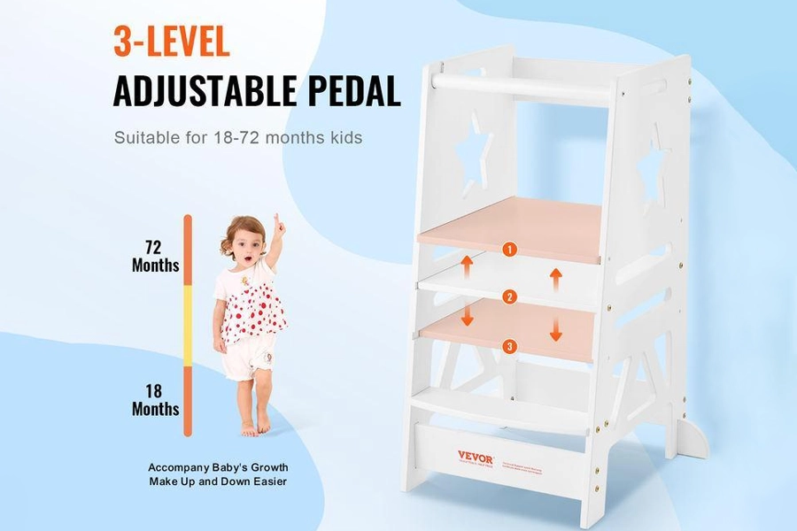 Toddler Kitchen Helper Stool