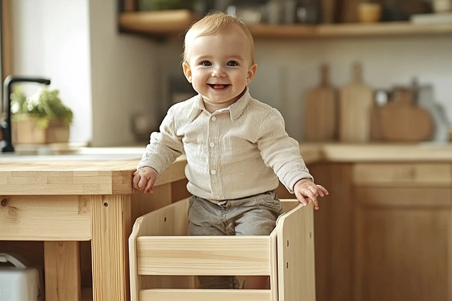 Toddler Kitchen Helper Stool