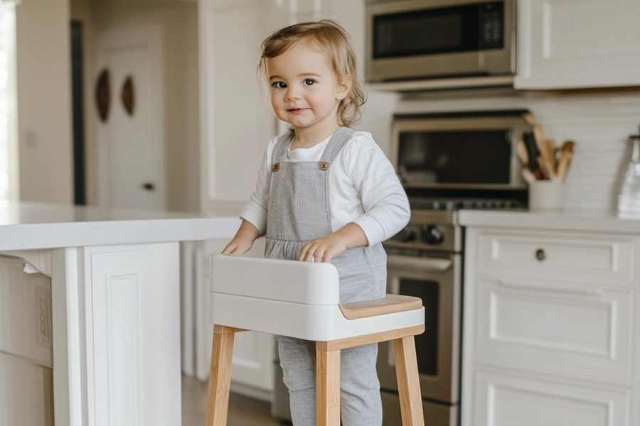 Toddler Kitchen Helper Stool