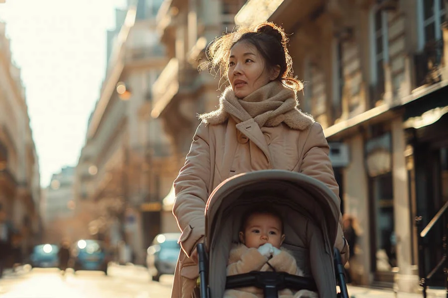 Elevated Baby Stroller